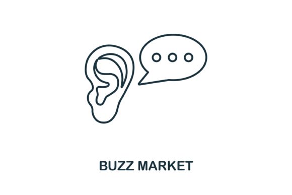 Buzz Market Icon: A Versatile Graphics and Icons Asset