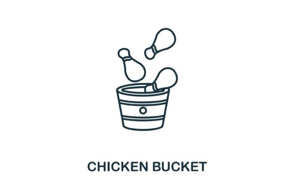 Chicken Bucket Icon: Graphics & Icons Review