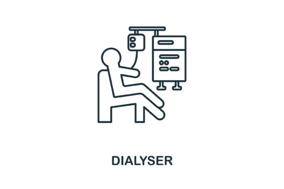 Dialyser Icon: A Clean, Modern Graphics Solution