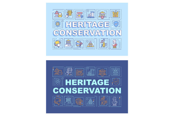 Heritage Conservation Word Concepts Graphics & Templates