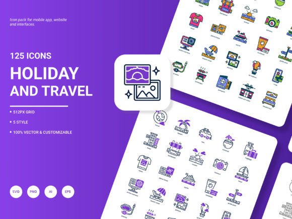 Holiday and Travel Icon Pack: A Designer's Review