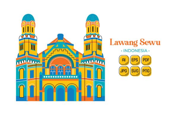 Lawang Sewu Vector for Embroidery Projects