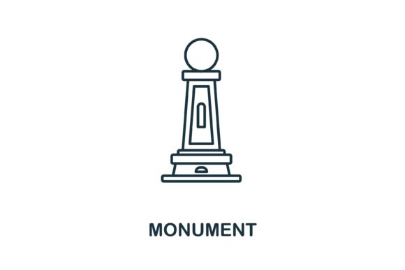 Monument Icon: A Versatile Graphic for Modern Blog Design