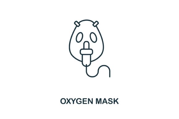 Oxygen Mask Icon: A Versatile Graphic for Medical Content