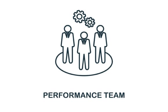 Performance Team Icon: A Versatile Graphics Asset