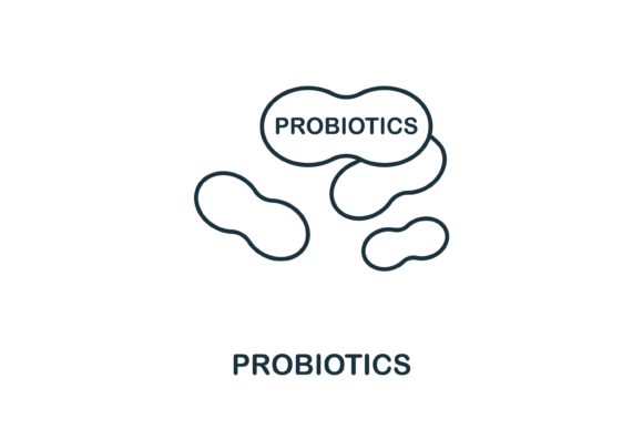 Probiotics Icon: A Versatile Graphic for Branding and Marketing