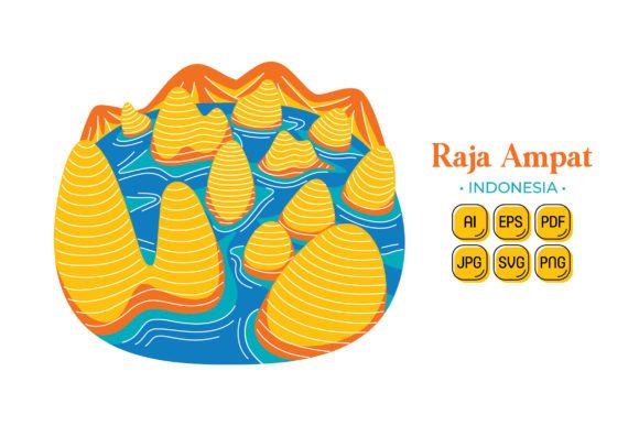 Raja Ampat Vector Graphics & Illustrations Review