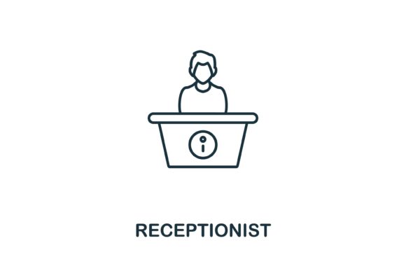 Receptionist Icon: A Versatile Graphics Asset for Icons
