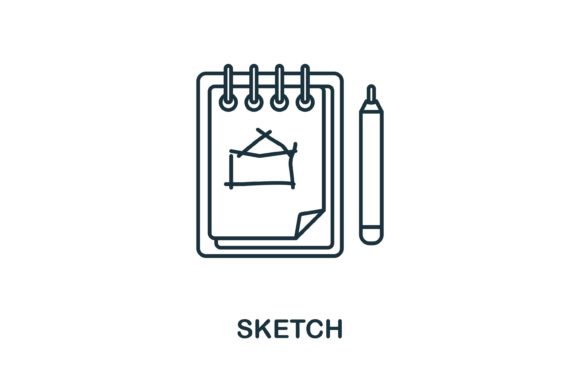 Sketch Icon: A Versatile Graphic for Creative Projects