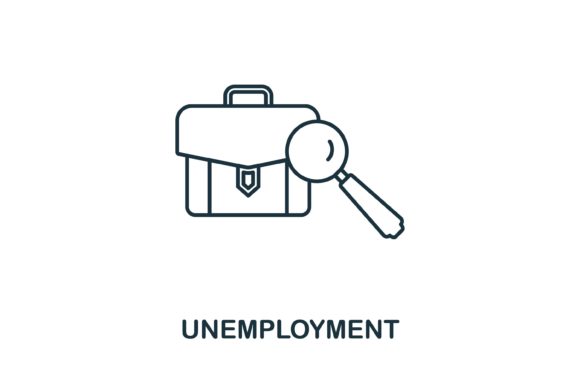 Unemployment Icon: A Versatile Graphics Asset for Modern Design