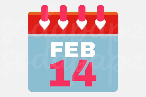 Valentines - Calendar 1: A Versatile Graphics and Icons Asset